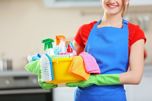 Clean and refreshed carpet fibers after professional treatment